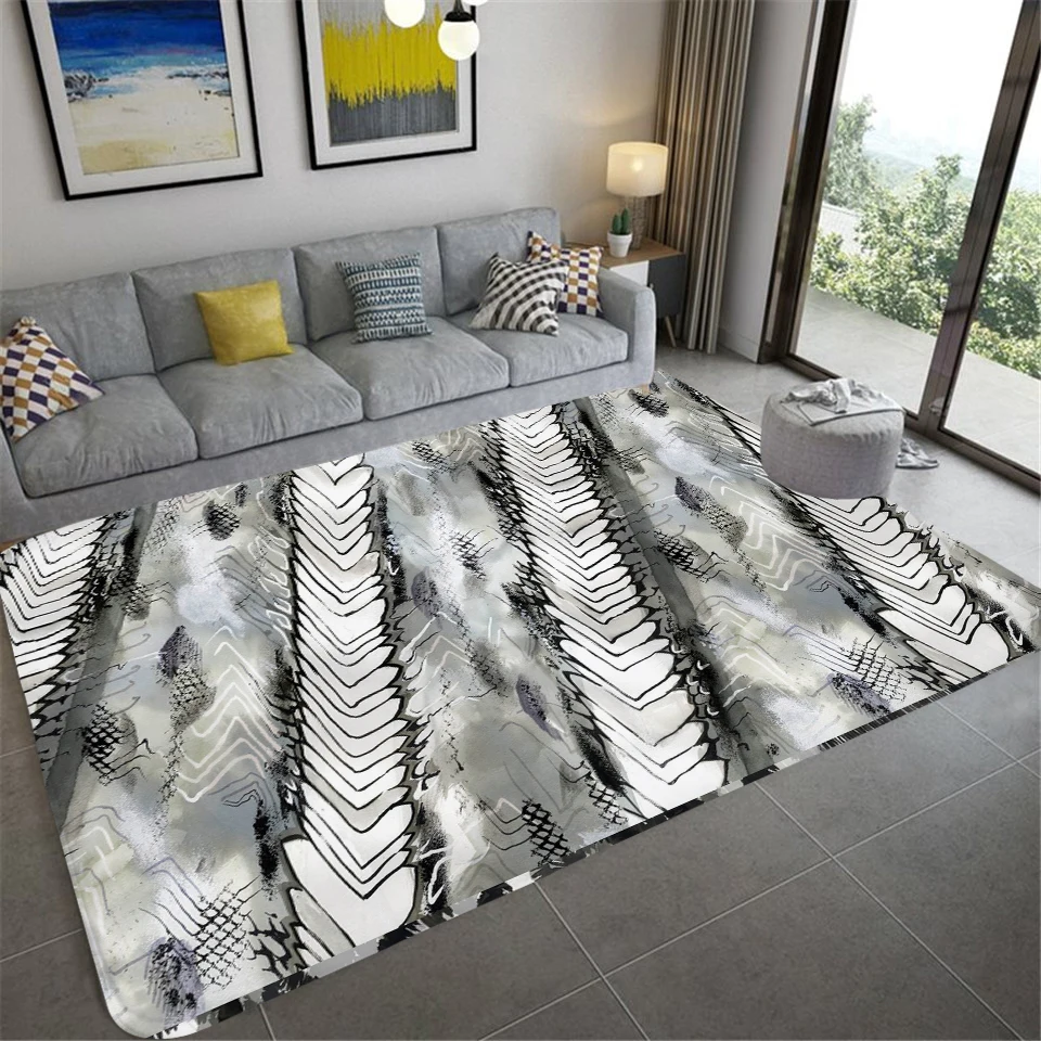 

2021 Bohemia Style Pattern Carpet Non-slip Mat Living Room Bedroom Home Decoration Doormat Floor Mat Bath Mats Bohemia Style