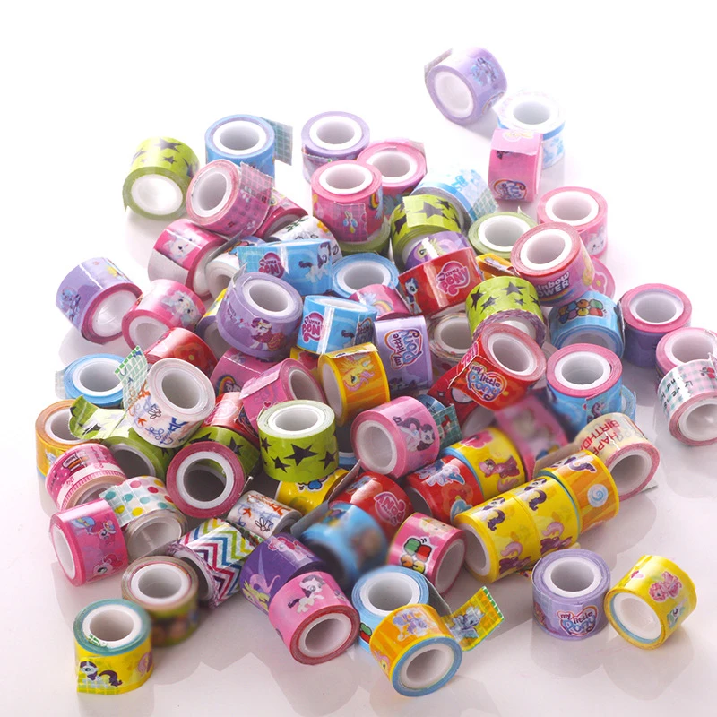 10 Pcs/Lot Mini Cute Dot Star Decorative Washi Tape DIY Kawaii Unicorn Adhesive Masking For Scrapbooking Sticker Stationery | Канцтовары