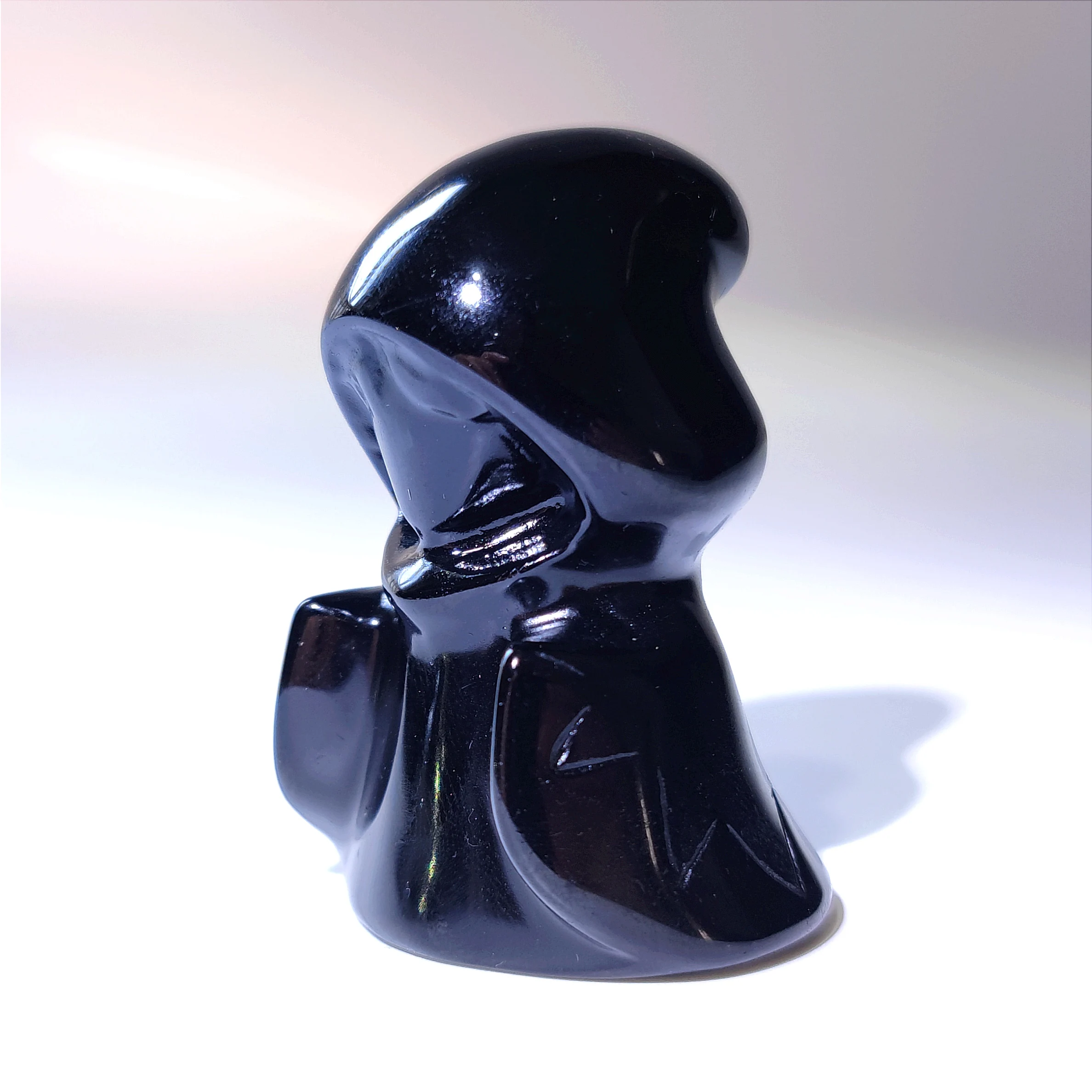 

Free Shipping Hot Selling Natural Hand Carved Gemstone Cute Crystal Wicca For Halloween