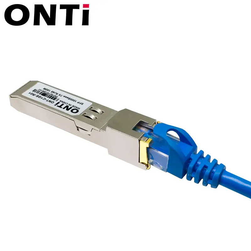 ONTi модулем программирования в производственных условиях RJ45 переключатель гигабитный преобразователь интерфейса 10/100/1000 разъем для программирования в производственных условиях Медь RJ45 модулем программирования в производственных условиях Gigabit Ethernet Порты и разъёмы