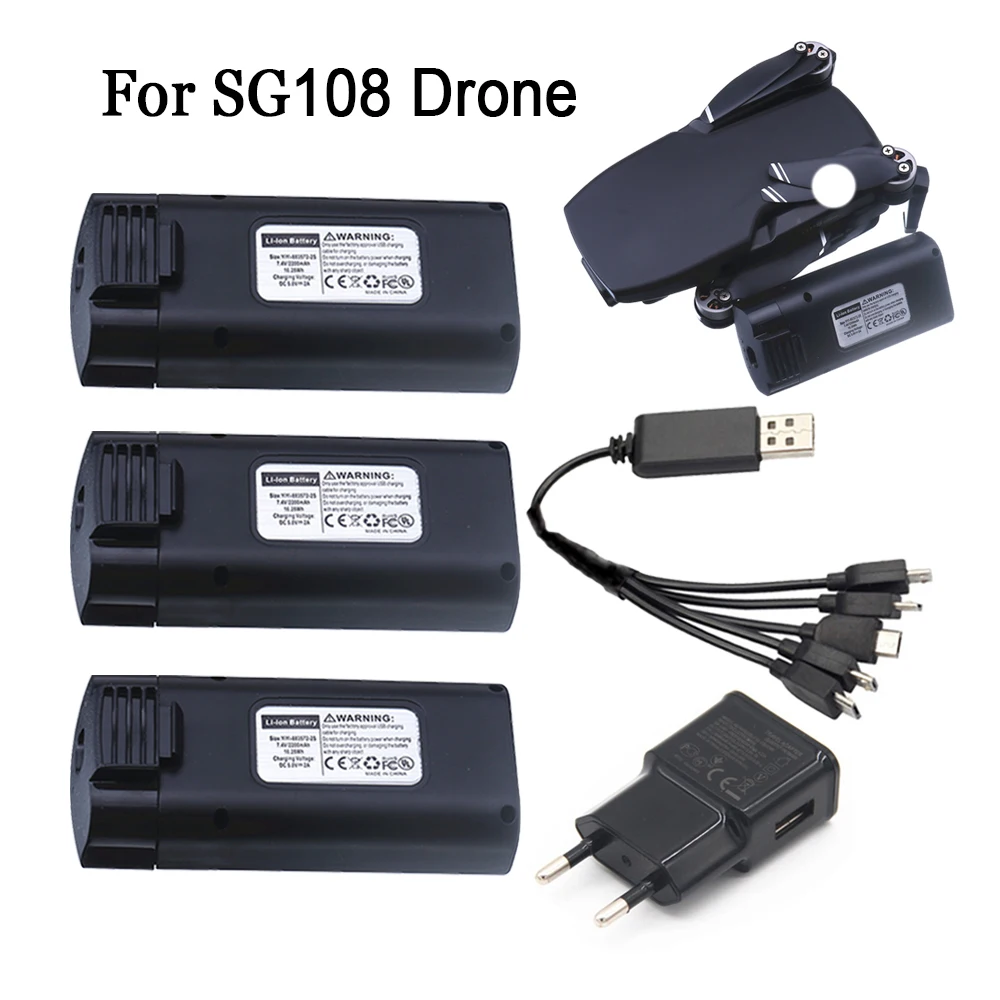 

Оригинальный 7,4 V 2200mAh литий-полимерный Батарея для SG108 SG-108 Дрон Квадрокоптер с дистанционным управлением запасные Запчасти для SG108 SG-108 7,4 в р...