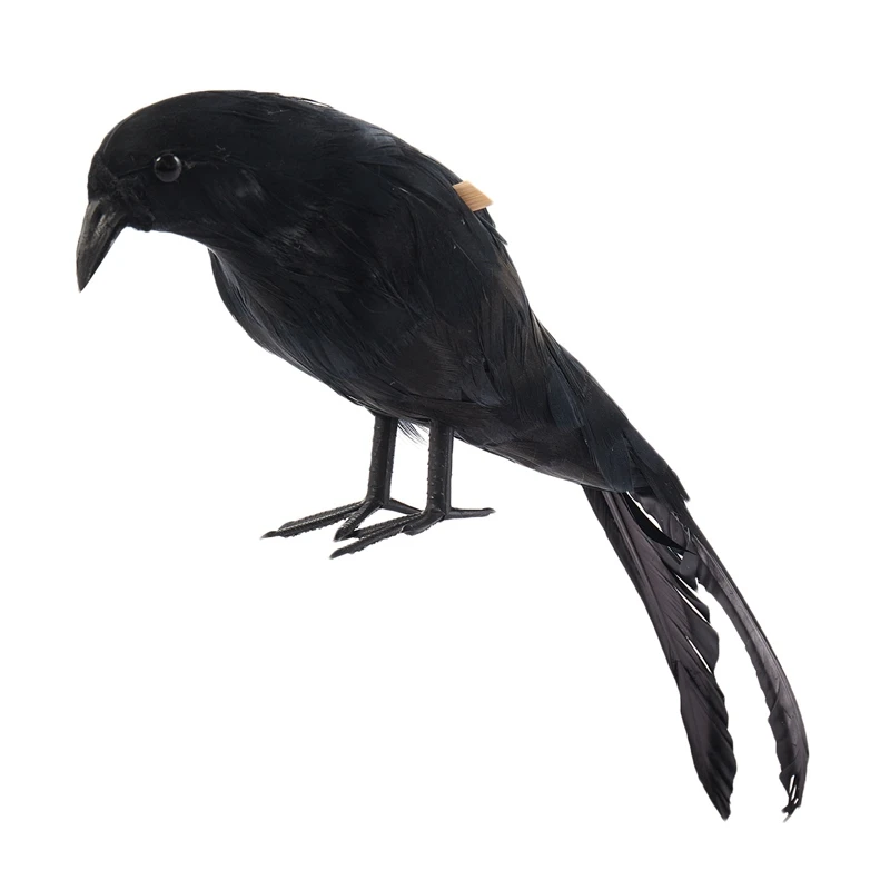 Реквизит для Хэллоуина большие крылья 25 х40 см Черные искусственные модели