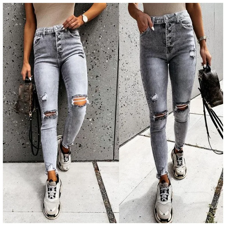 

Винтажные женские джинсы с высокой талией, узкие облегающие джинсы, уличная одежда, сексуальная форма, джинсы с подъемом ягодиц, новинка 2021