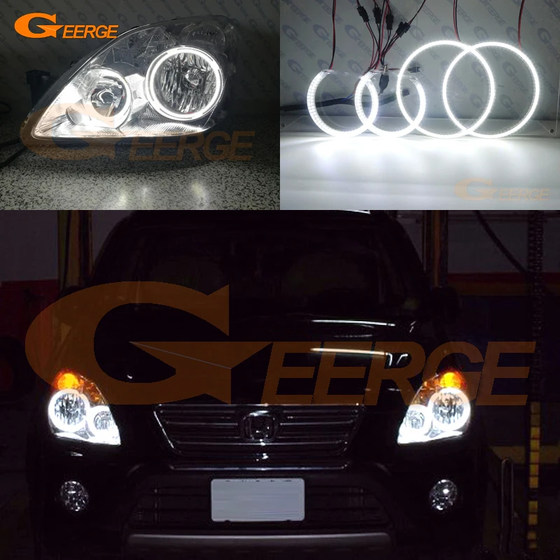 Для Honda CR V CRV II 2005 2006 ультра яркий SMD LED Ангельские Глазки набор колец Дневной