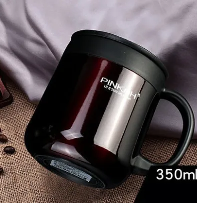 350 coffee 350 мл и 380 мл, портативный термос с двойными стенками из нержавеющей стали 304, кофейные кружки, офисные термосы для чая, термос, чашка для воды - Цвет: 350 coffee