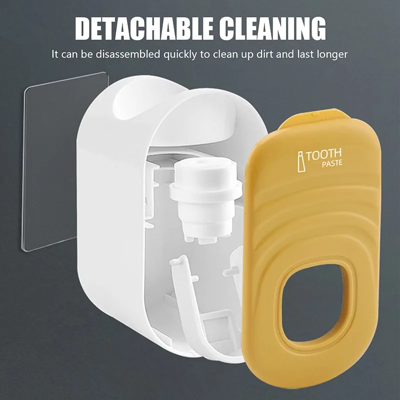 Настенный дозатор зубной пасты автоматический пылезащитный держатель для