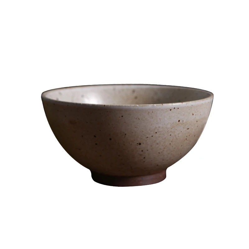 FANCERTY Japanese Retro Creative Ceramic Rice Bowl Stoneware Personality Household Surface Fruit Breakfast Cereal | Дом и сад