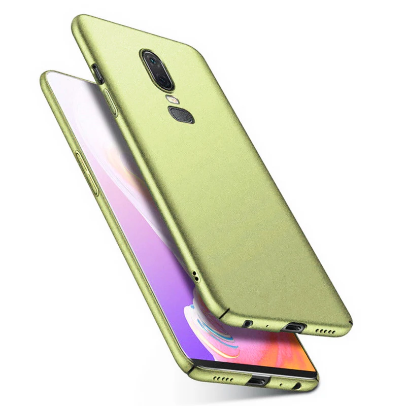 Matcha Green Матовый Жесткий Пластик чехол для телефона для One Plus 7T Pro 6 6T 5T Ультра тонкий полное покрытие защитный чехол для oneplus 5 5T 3 3T Coque - Цвет: Matcha Green