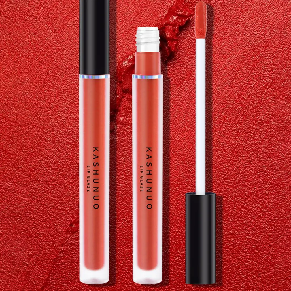 Водостойкая матовая бархатная воздушная глазурь для Губ Бархатный блеск губ