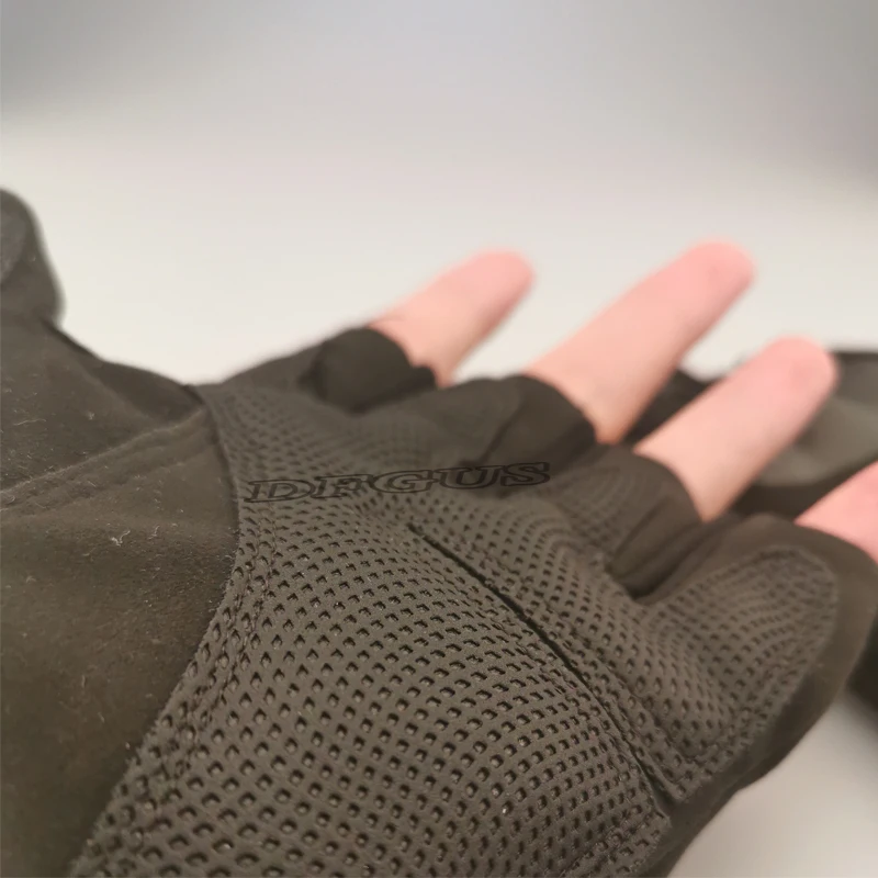 

Tactical Hard Knuckle Half finger Gloves Men's Army Military Combat Hunting Shooting Airsoft Paintball Police Duty - Fingerless