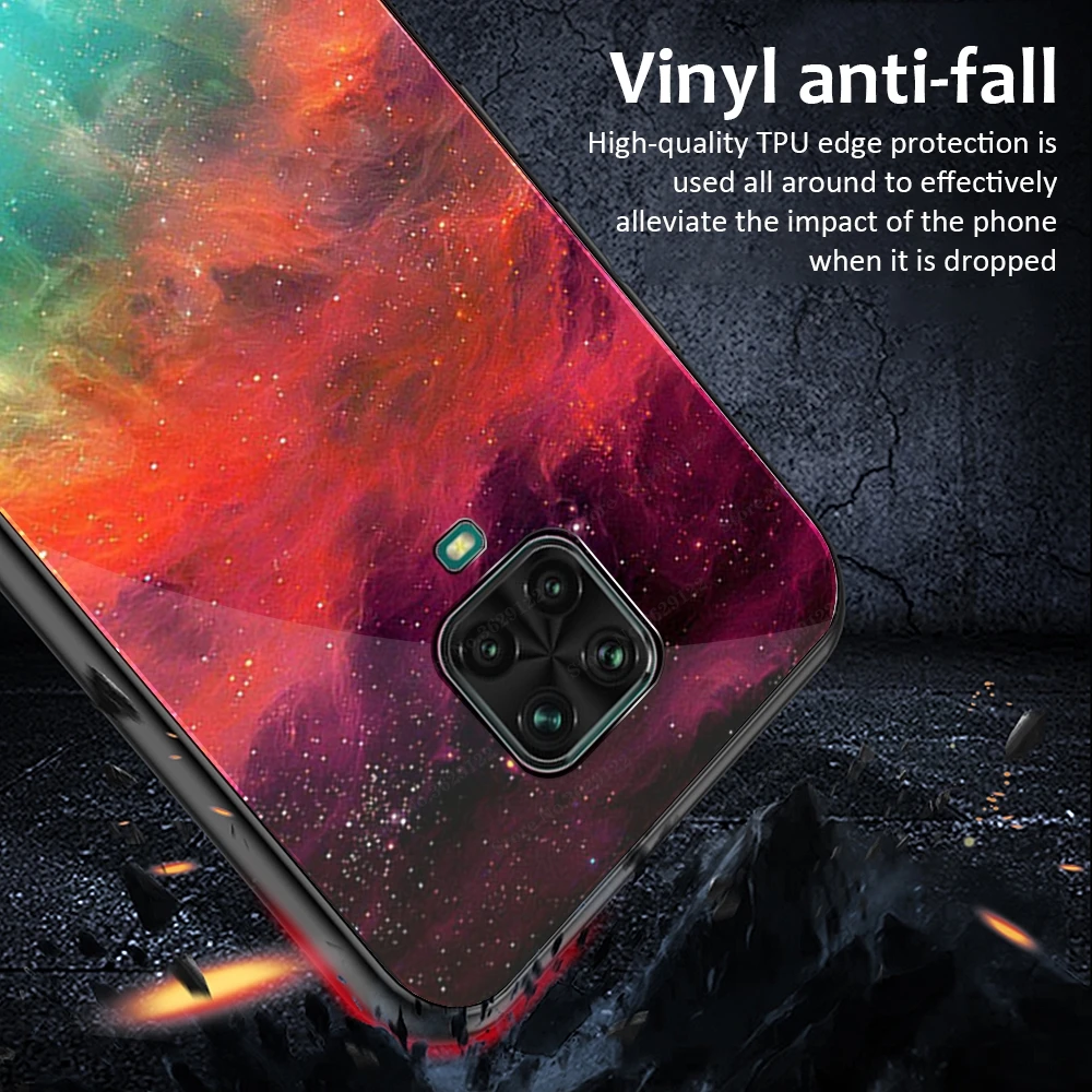 Tempered Glass Case For Redmi Note 11 Pro Plus 5G Case For Xiaomi Redmi Note 10 9 Pro Max Note 9S 10S Shockproof Case Cover Capa