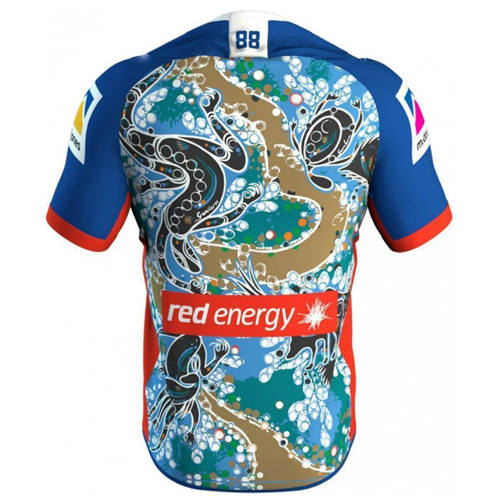 

Newcastle Knights 2019 Men's Replica Indigenous Jersey Rugby Sport Shirt S-3XL