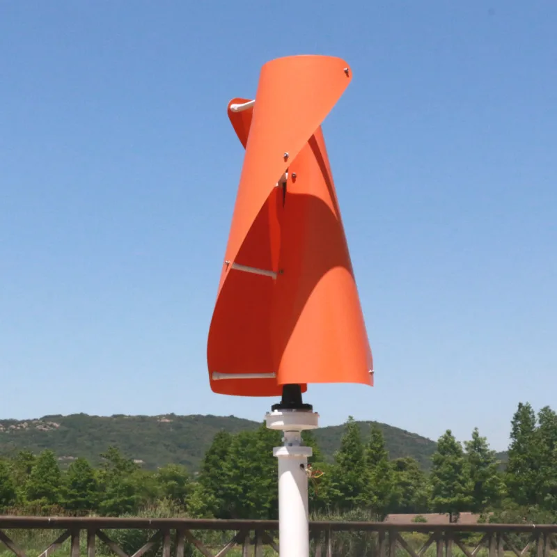 R & X 200W комплект ветряных турбинных генераторов с вертикальной осью VAWT MPPT