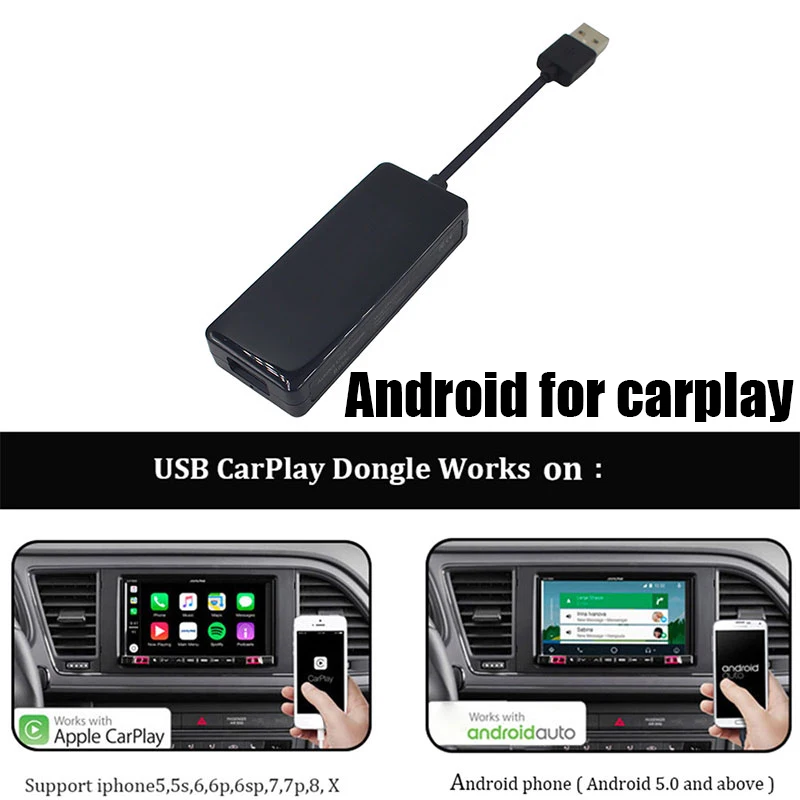Android navigation car Apple carplay Auto connected mobile phone USB cable 4 generations of black | Автомобили и мотоциклы