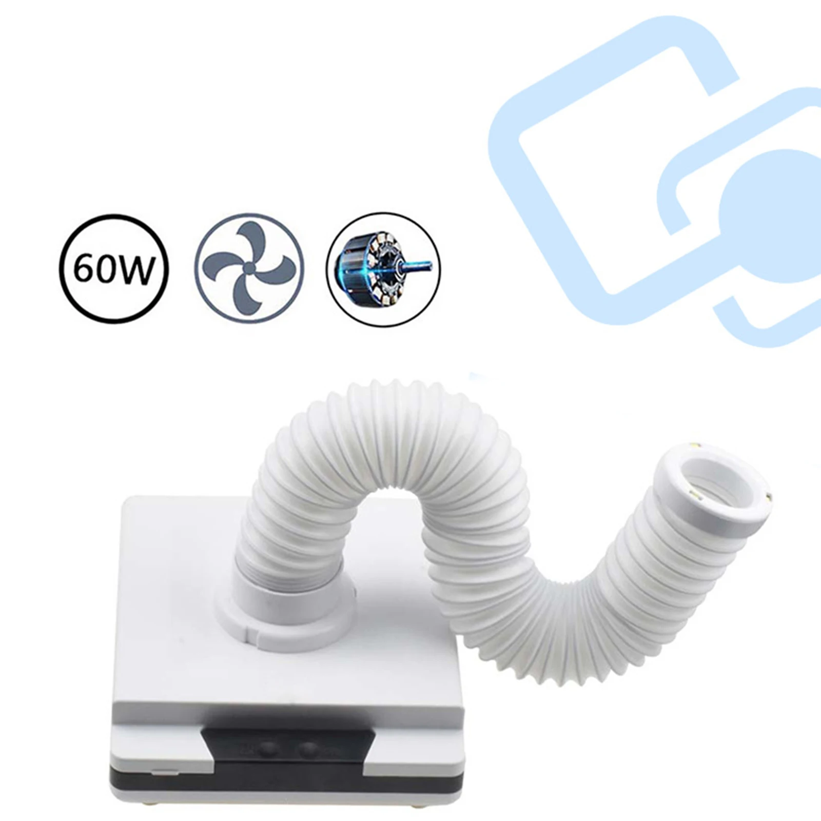 

60W Nail Dust Collector Nails Fan Remover Machine for Full Nail Nail Drills