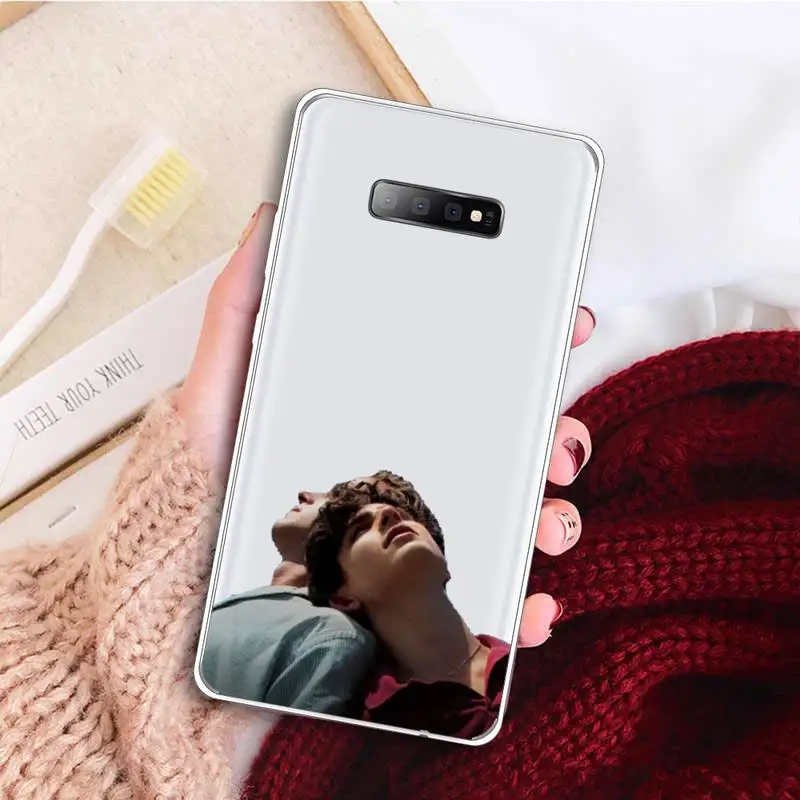 

Call Me by Your Name Phone Case Clear Transparent for samsung A 21s 50 71 S 8 9 20 note 10 20 plus ultra