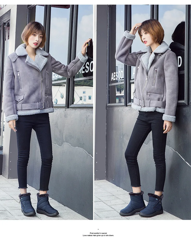 Ankle Boots For Women Boots Fur Warm Snow Boots Female Winter Shoes Women Waterproof Padded Boots Winter Booties Women Footwear