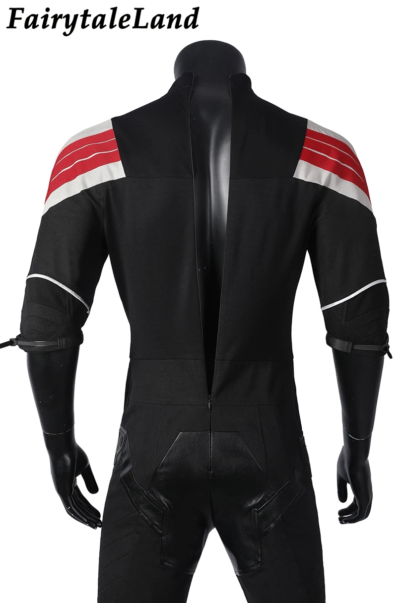 Halloween Cosplay Superhero Falcon Costume Fancy Adult Men Captain Jumpsuit Armour Bag Battle Outfit