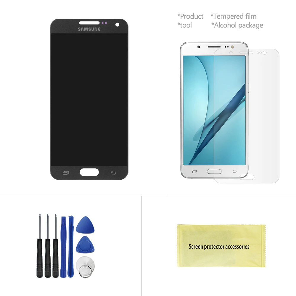 ЖК-дисплей 5 0 дюйма Super AMOLED E5 для Samsung Galaxy E500 E500F E500H E500M дисплей с сенсорным экраном