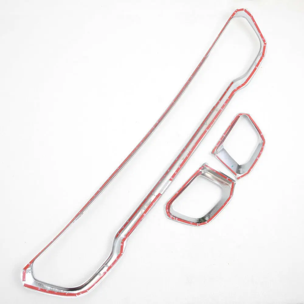 

For Jeep Cherokee 2014-2018 Chrome Front Center Racing Grille Bumper Cover Trim