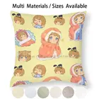 Hmmm Наволочка для подушки, наволочка для подушки из хлопка и льна, Армин Snk Arlert Armin Arlert Chibi, аниме Fanart, креативный тренд