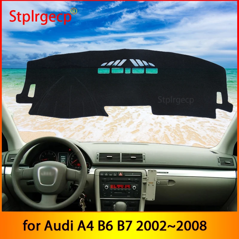 

Противоскользящий коврик для Audi A4 B6 B7 2002 ~ 2008, накладка на приборную панель, Солнцезащитный коврик, автомобильные аксессуары 2007 2006 2005 2004 2003