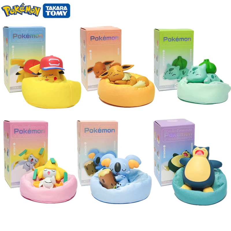 

Genuine Pokemon Starry Dream Series Action Model Doll Toy Anime Figures Pikachu Snorlax Bulbasaur Jirachi Children Gifts