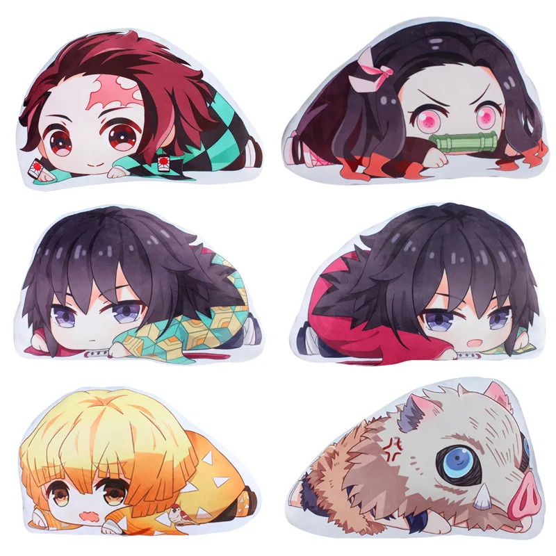 

Игрушка-убийца демонов Inosuke Kamado Kimetsu no Yaiba Tanjirou мягкая игрушка Zenitsu Inosuke kamado плюшевая кукла-подушка подарки для детей