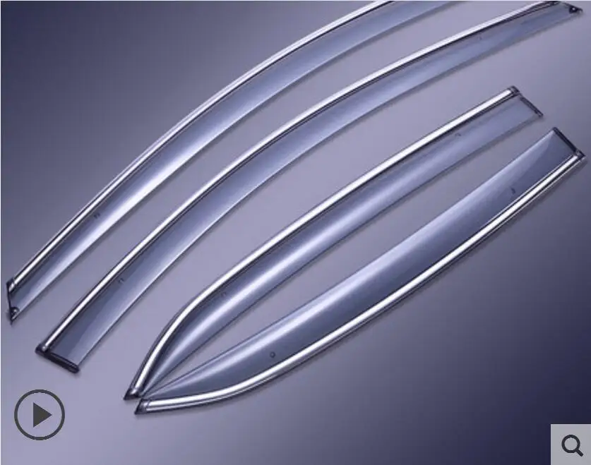 4 шт. хром защитный козырек окна солнцезащитный экран для VW Volkswagen Tiguan 2008