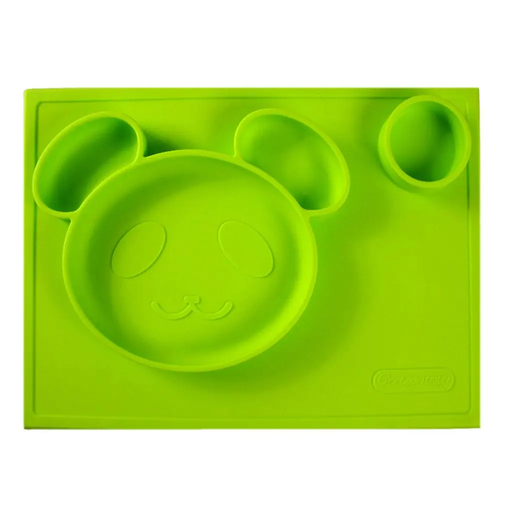 

Детская силиконовая обеденная тарелка детская интегрированная Водонепроницаемая посуда обеденная тарелка детская силиконовая посуда