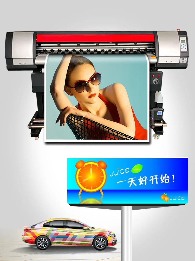 Цифровая печатная машина аппарат для баннеров 1 8 м 6 футов использования вне
