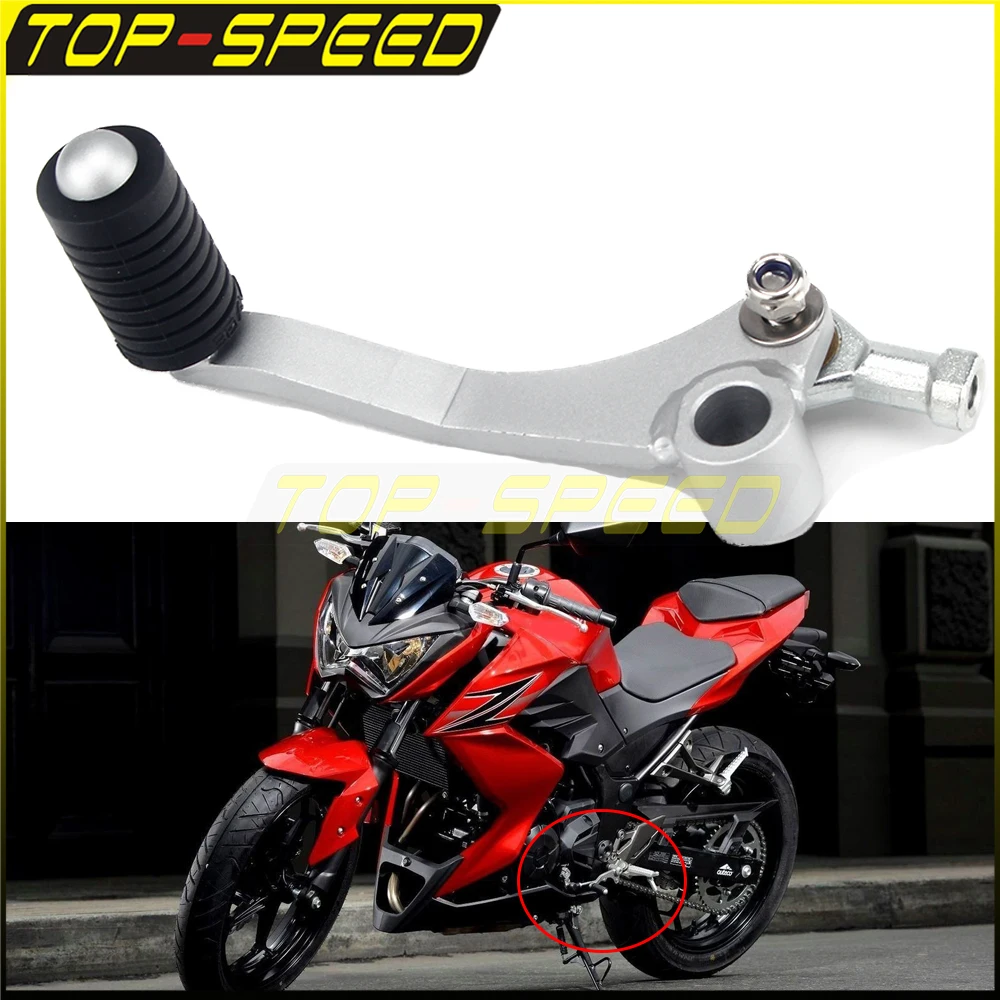

Motorcycle Silvery Gear Shift Lever Shifter Pedal For KAWASAKI EX 250R NINJA 2008-2018 NINJA 250R 2008-2018 NINJA 300 2013-2018