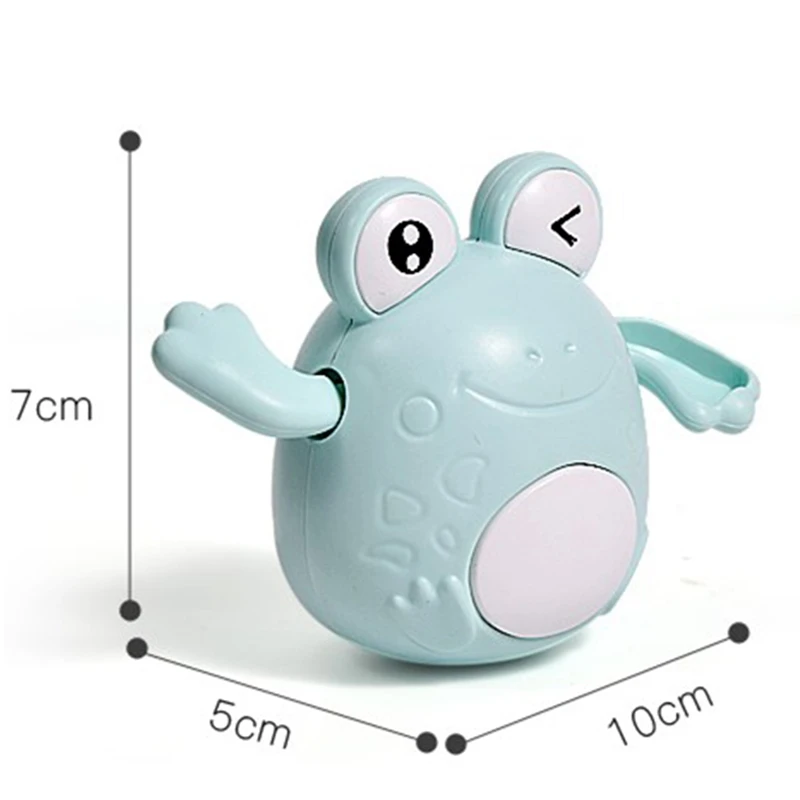 

Animals Cartoon Small Frog Water Toys Baby Bath Toys Children Swimming Pool Clockwork Gifts For Children 2 Pcs