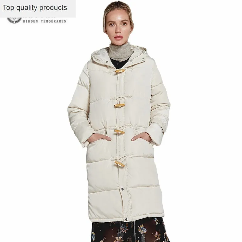 2020 зимняя куртка женская верхняя одежда корейский стиль шапка средней длины