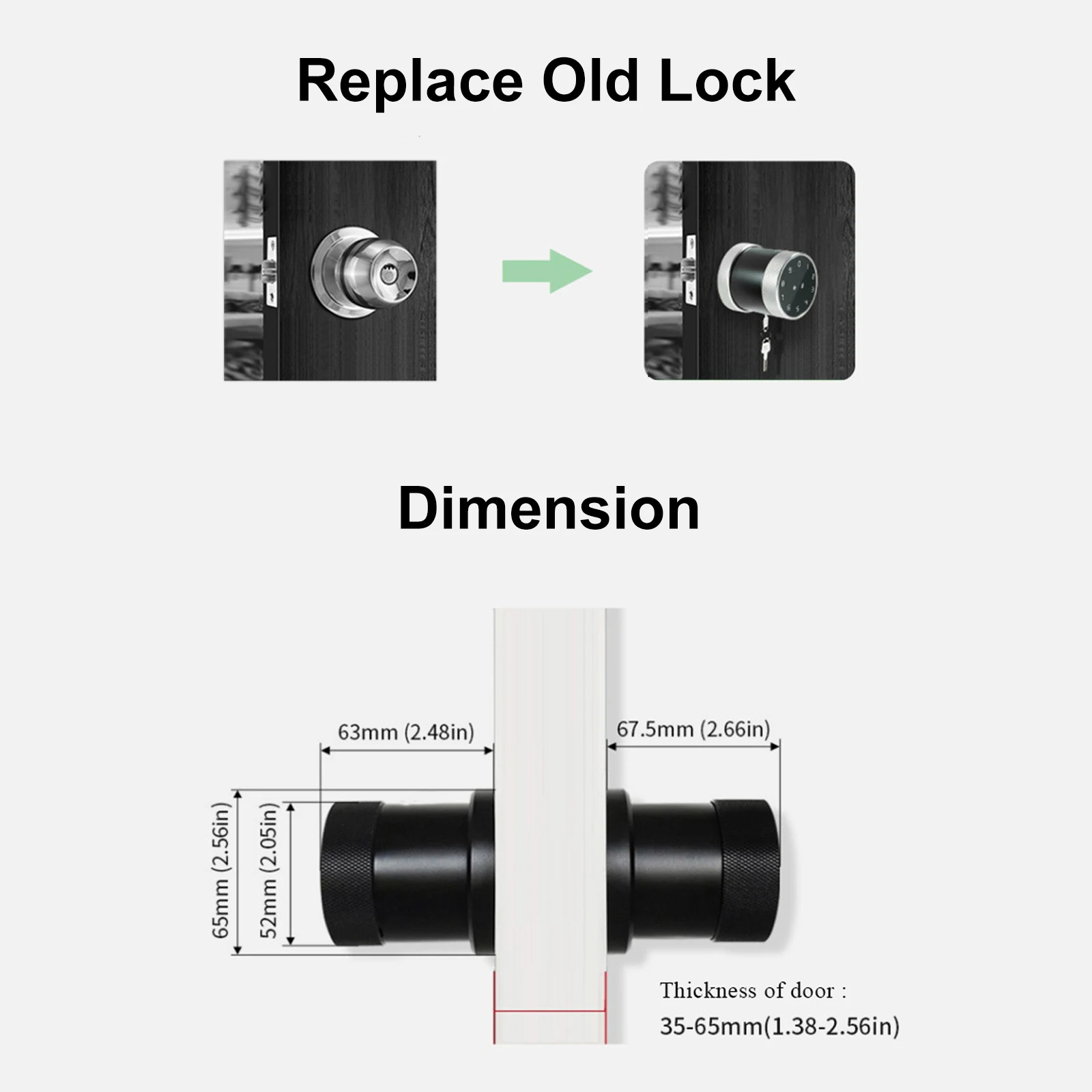 Умный Противоугонный дверной замок электронный BT дистанционное управление