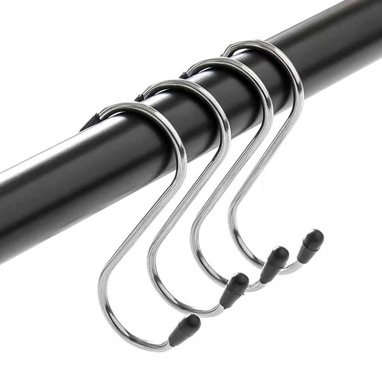 Горячая Распродажа 4 шт. мощные S-образные дверные настенные вешалки из