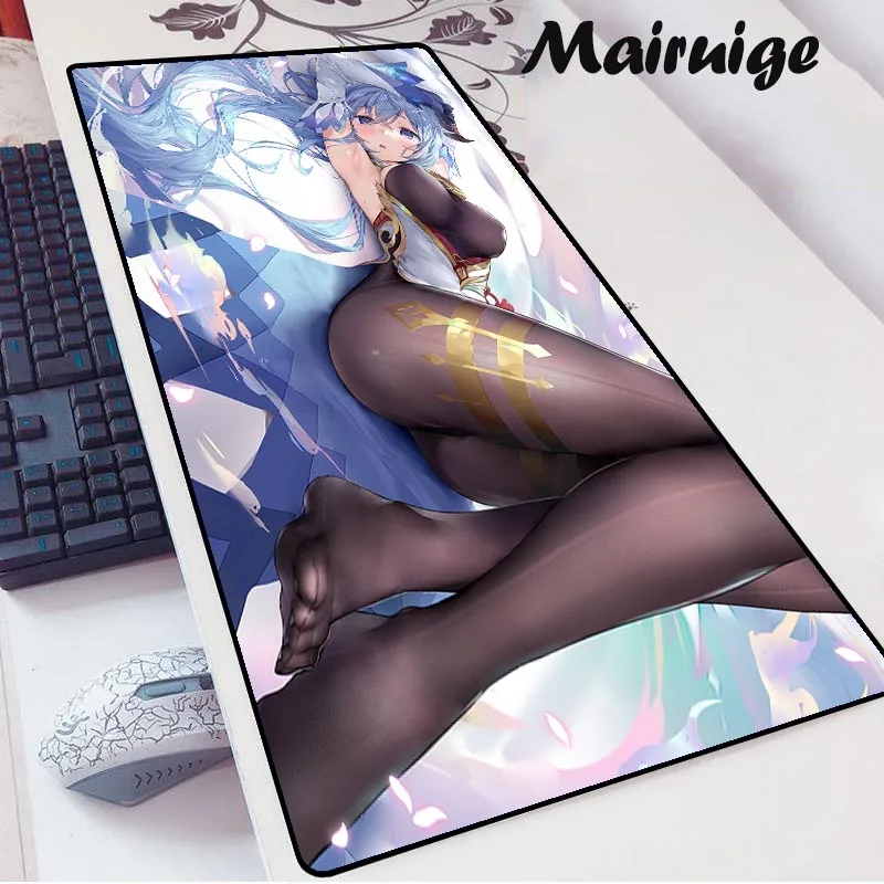 Genshin воздействие 80x40 большой Мышь игровой коврик аксессуары XXL портативных ПК