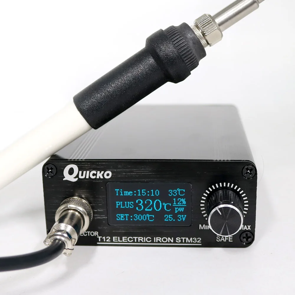 QUICKO STM32/CKS OLED 1 3 дюймов T12 паяльная станция с Русский корейский Английский