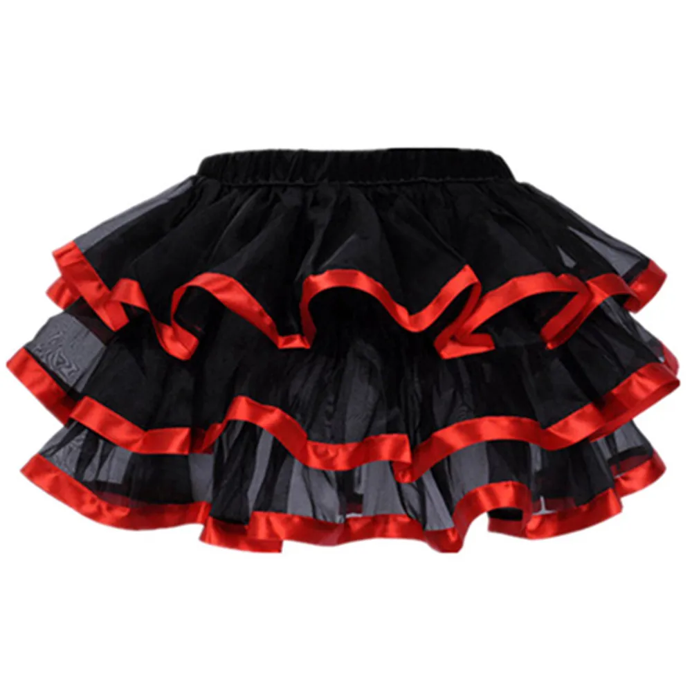 Для женщин пикантные 5 цветов 3 слоя Тюлевая юбка-пачка костюм для взрослых