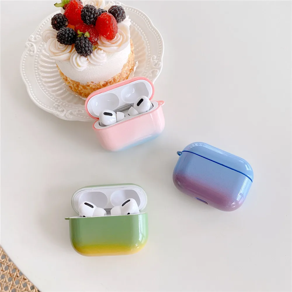 Original Case For Apple Airpods Pro Wireless Bluetooth Earphone Candy Color Box AirPods 3 Soft Cute Cover | Электроника