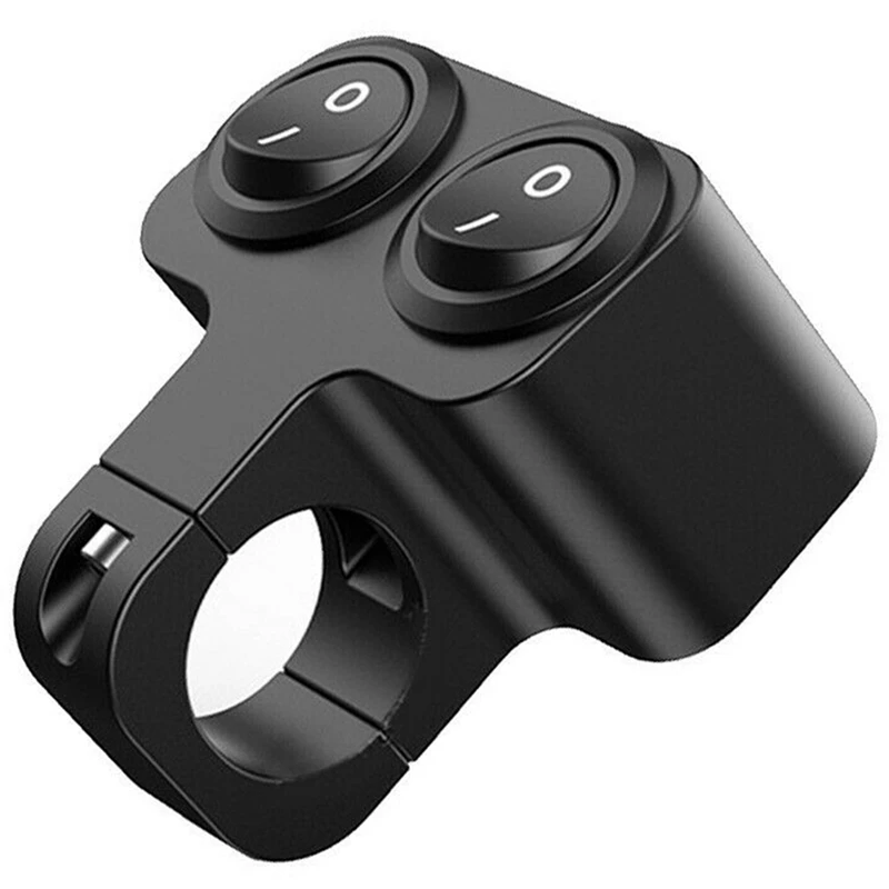 

NEW-12V 7/8inch Handlebar Control Switch Motorcycle Dual Control Headlight Double Speaker Switch Replacement Accessories