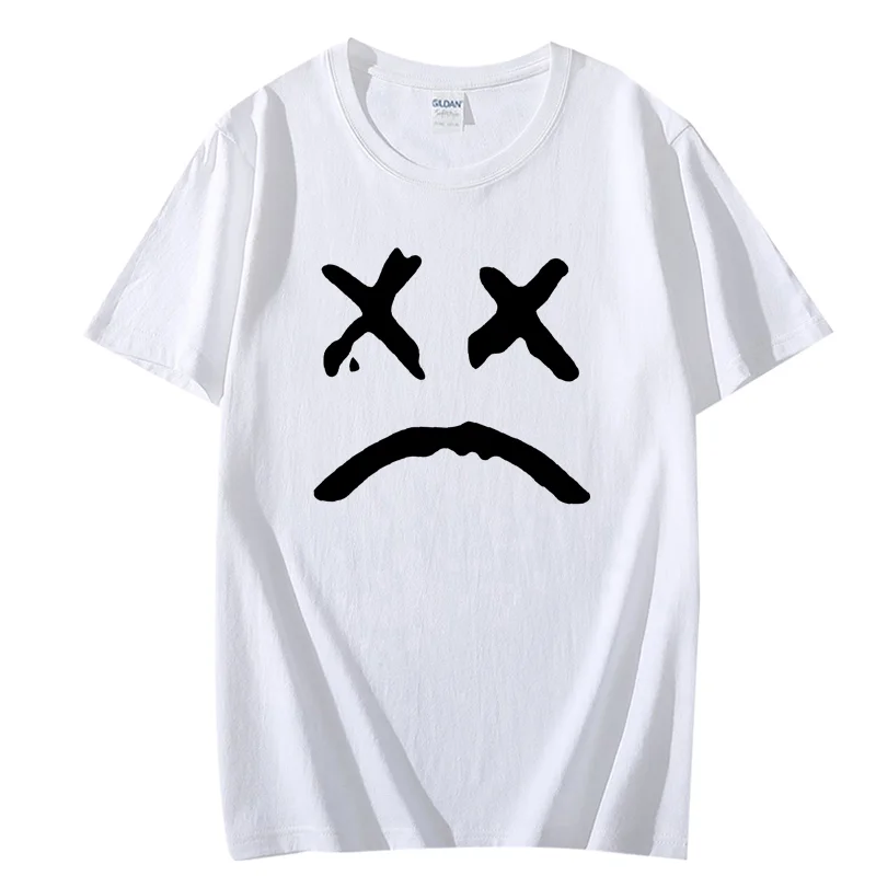 

100% cotton custom T-shirt design logo smiley face men and women print original design high quality gifts