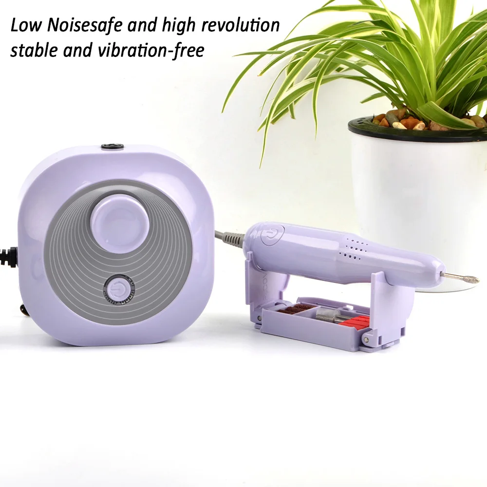 

35000 об/мин 24 Вт электрическая дрель для ногтей мельница резак наборы для маникюра педикюра машина электрическая пилка для ногтей оборудован...