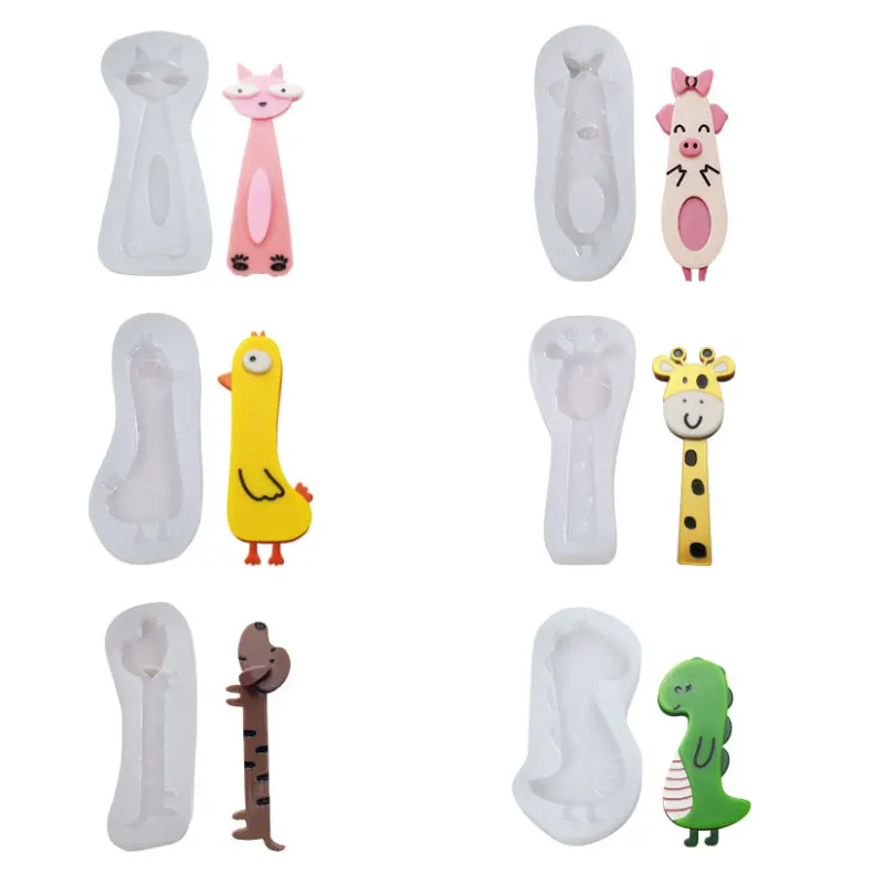 Мультфильм животных Шоколадный силиконовые формы динозавра щенка для украшения