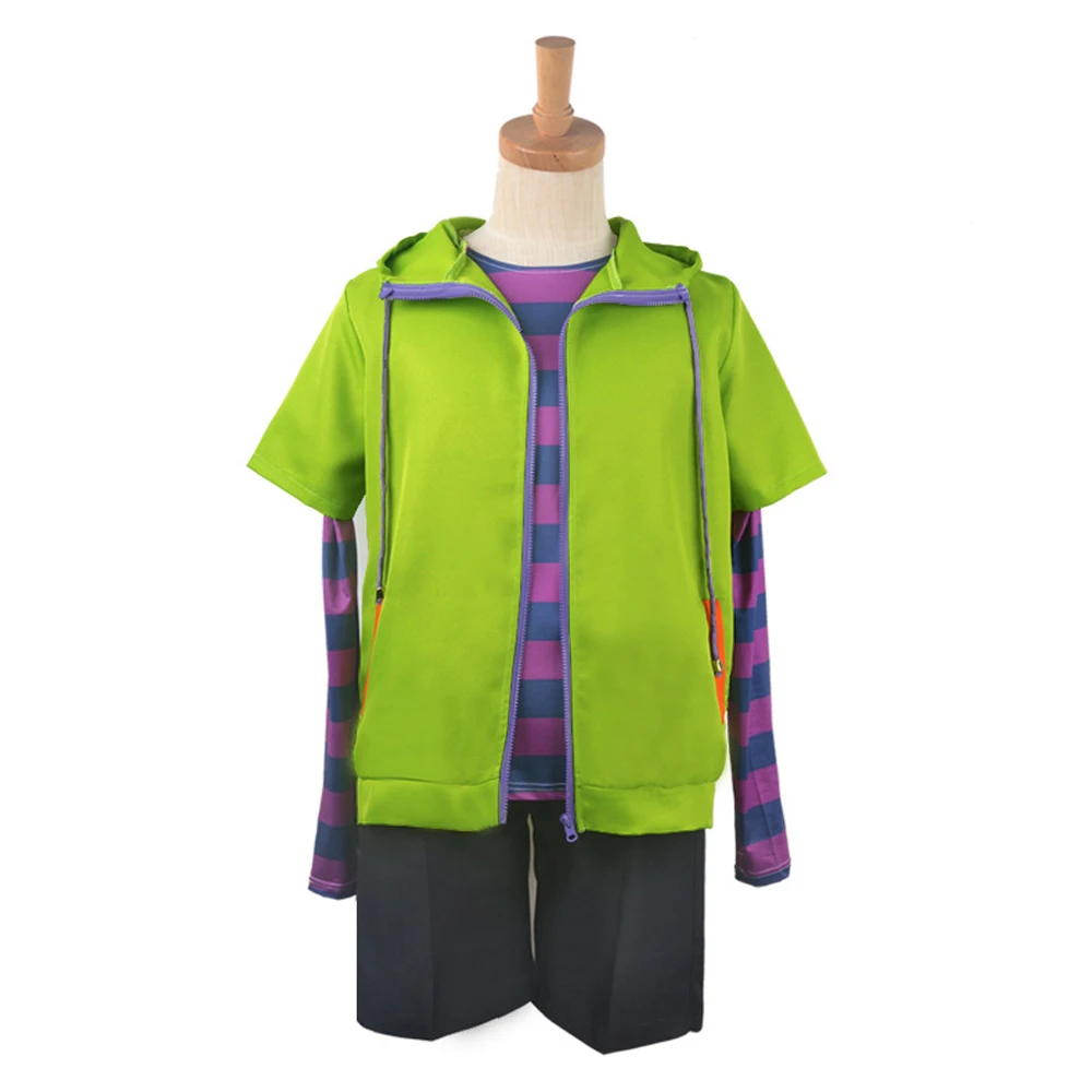 SK8 the Infinity Chinen Miya Cosplay Costume Hooded Zipper Hoodie Jacket Tail Gloves Zentai Suit Anime SK Eight UniformShort Wig |