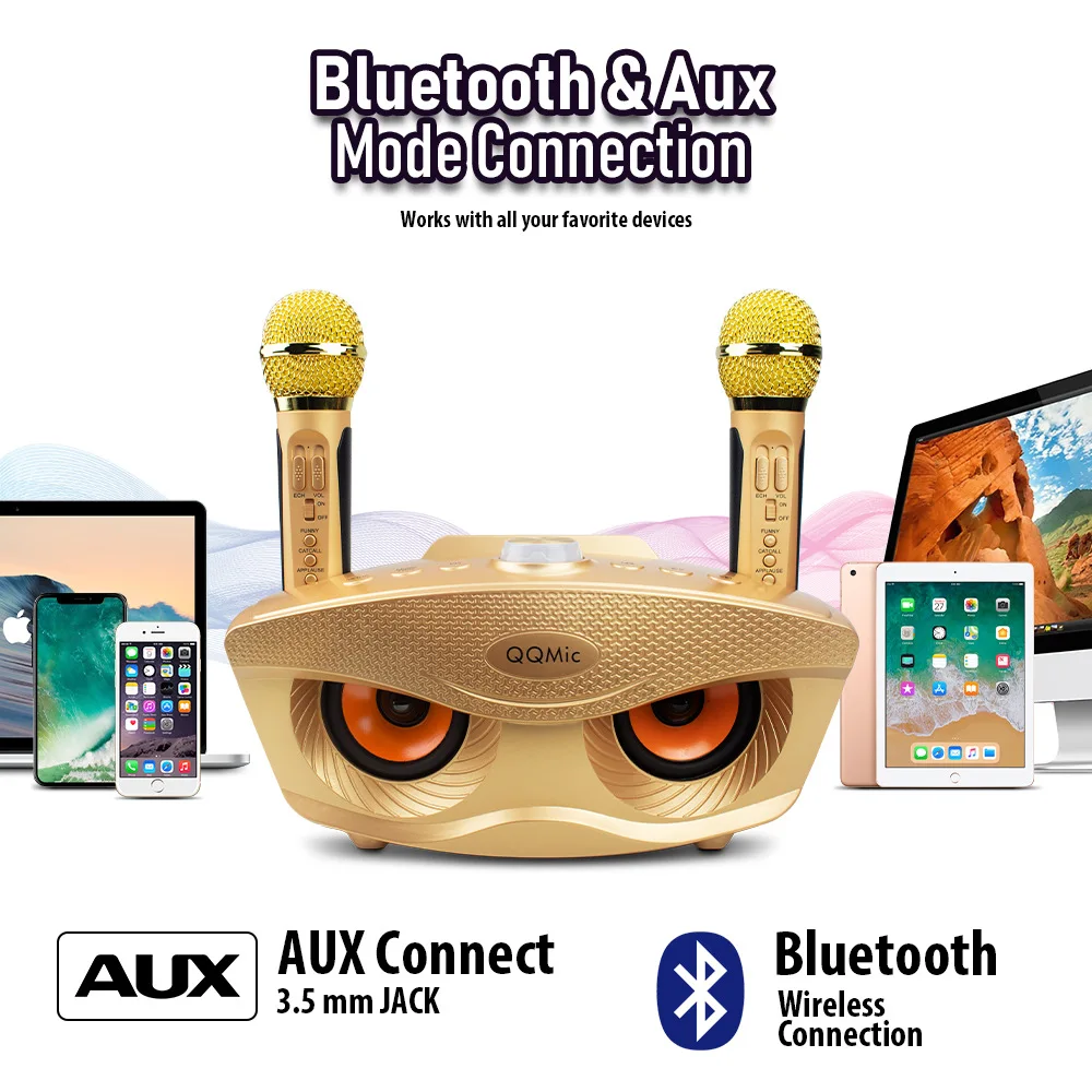 

Беспроводной микрофон для караоке, профессиональная система для дома, вечевечерние НКИ, KTV, два портативных микрофона, Регулируемая частота...