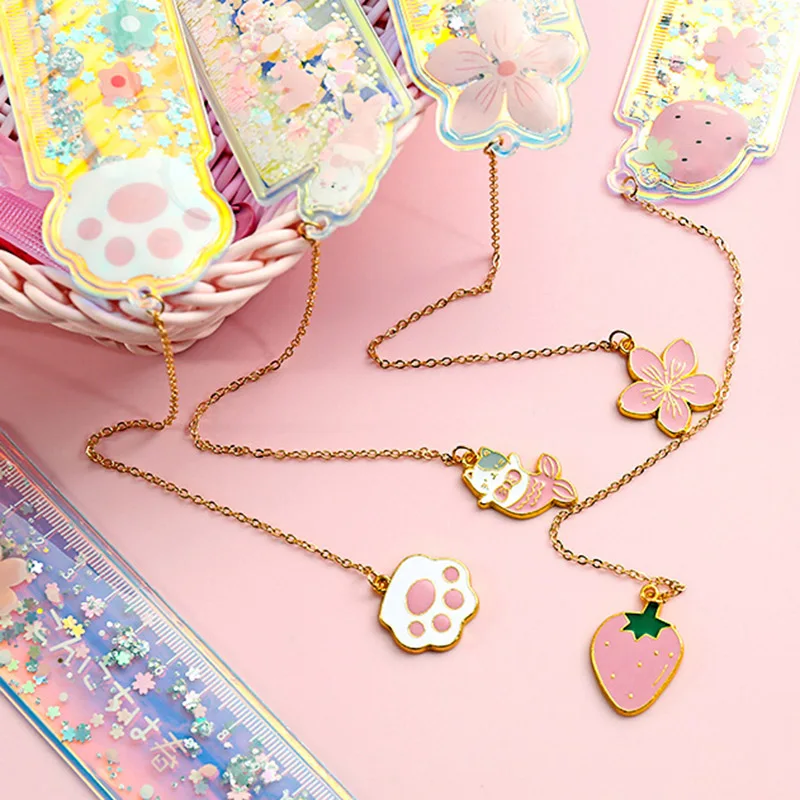 1 шт. креативные Русалочки Kawaii Quicksand liners Новинка измерительные инструменты для