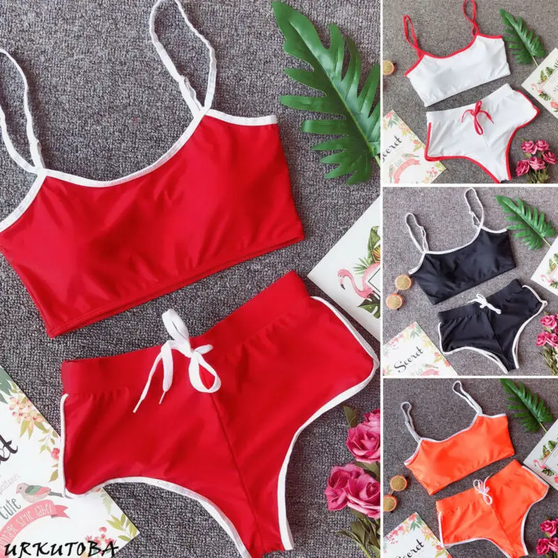 Лидер продаж женский летний Повседневный однотонный комплект из 2 предметов