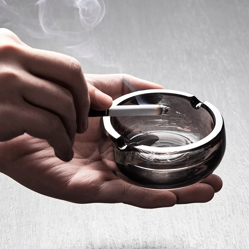 Ветроустойчивая круглая пепельница экологически чистая жаростойкая для