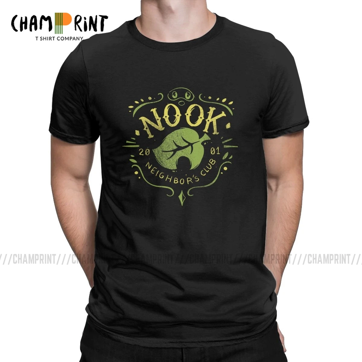 

Футболка мужская Nook Neighbor's Club, хлопок, винтажная, с круглым вырезом, с коротким рукавом, для взрослых, футболки игры